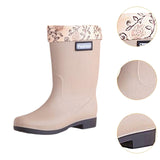 Maxbell Womens Rain Boots Waterproof Versatile Rainboots for Outdoor Fishing Camping EU Size 38