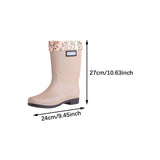 Maxbell Womens Rain Boots Waterproof Versatile Rainboots for Outdoor Fishing Camping EU Size 38