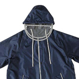 Maxbell Kids Rain Coat Portable Rainwear Outwear for Students Breathable Rain Poncho Blue