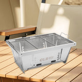 Maxbell Barbecue Grill Detachable Campfire Grill Camping Furnace for Party Camping