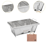 Maxbell Barbecue Grill Detachable Campfire Grill Camping Furnace for Party Camping