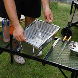 Maxbell Barbecue Grill Detachable Campfire Grill Camping Furnace for Party Camping