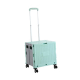 Maxbell Handcart Multifunction Wide Grip Collapsible Crate for Moving Teacher Garden Green