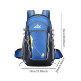 Maxbell Hiking Backpack Holder Outdoor Sport Bag for Outdoor Activities Dating Work Blue