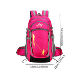 Maxbell Hiking Backpack Holder Outdoor Sport Bag for Outdoor Activities Dating Work Red