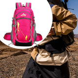 Maxbell Hiking Backpack Holder Outdoor Sport Bag for Outdoor Activities Dating Work Red