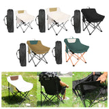 Maxbell Folding Camping Chair Heavy Duty Lightweight Beach Chair for Park BBQ Picnic Beige S