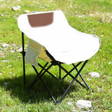 Maxbell Folding Camping Chair Heavy Duty Lightweight Beach Chair for Park BBQ Picnic Beige S