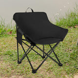 Maxbell Folding Camping Chair Heavy Duty Lightweight Beach Chair for Park BBQ Picnic Black L