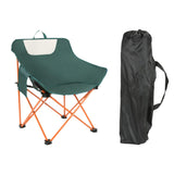 Maxbell Folding Camping Chair Heavy Duty Lightweight Beach Chair for Park BBQ Picnic Green L