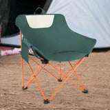 Maxbell Folding Camping Chair Heavy Duty Lightweight Beach Chair for Park BBQ Picnic Green L