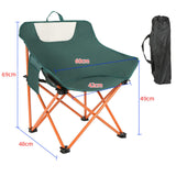 Maxbell Folding Camping Chair Heavy Duty Lightweight Beach Chair for Park BBQ Picnic Green L