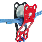 Maxbell Cable Single Pulley Block Wheel for Hiking Outdoor Activities Mountaineering