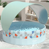 Maxbell Pet Bathing Tub Foldable Pet Kids Swimming Pool for Lawn Kids Indoor Outdoor