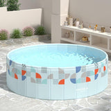 Maxbell Pet Bathing Tub Bathing Pet Wading Pool Foldable Pool for Kids Pets Swimming 160cmx45cm