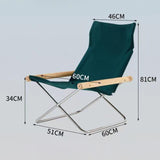 Maxbell Folding Leisure Chair Portable Camping Chair for Guest Room Dorm Living Room Green