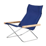 Maxbell Folding Leisure Chair Portable Camping Chair for Guest Room Dorm Living Room Blue Seat