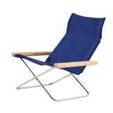 Maxbell Folding Leisure Chair Portable Camping Chair for Guest Room Dorm Living Room Blue Seat