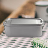 Maxbell Titanium Lunch Box Tableware Snack Box Bento Box for Picnic Travel Household 1200ML NO Handle