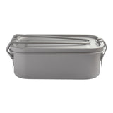 Maxbell Titanium Lunch Box Tableware Snack Box Bento Box for Picnic Travel Household 1200ML with Handle