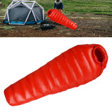 Maxbell Mummy Sleeping Bag Adults Backpacking Comfort Goose Down Camping Sleeping Bag Red
