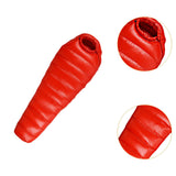 Maxbell Mummy Sleeping Bag Adults Backpacking Comfort Goose Down Camping Sleeping Bag Red