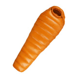Maxbell Mummy Sleeping Bag Adults Backpacking Comfort Goose Down Camping Sleeping Bag Orange Yellow
