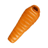 Maxbell Mummy Sleeping Bag Adults Backpacking Comfort Goose Down Camping Sleeping Bag Orange Yellow
