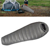 Maxbell Mummy Sleeping Bag Adults Backpacking Comfort Goose Down Camping Sleeping Bag Grey