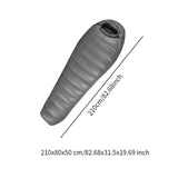 Maxbell Mummy Sleeping Bag Adults Backpacking Comfort Goose Down Camping Sleeping Bag Grey