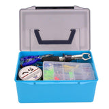 Maxbell Fishing Lures Spinnerbaits Lifelike Tackle Box for Trout Walleye Fly Fishing 145pcs