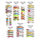 Maxbell Fishing Lures Spinnerbaits Lifelike Tackle Box for Trout Walleye Fly Fishing 145pcs
