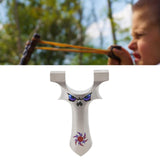 Maxbell Slingshot Titanium Alloy Portable Adults Toys for Game Hiking Outdoor Sports White