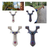 Maxbell Slingshot Titanium Alloy Portable Adults Toys for Game Hiking Outdoor Sports White