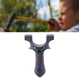 Maxbell Slingshot Titanium Alloy Portable Adults Toys for Game Hiking Outdoor Sports Blue