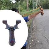 Maxbell Slingshot Titanium Alloy Portable Adults Toys for Game Hiking Outdoor Sports Blue