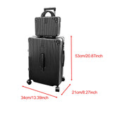 Maxbell Luggage Sets Lightweight Carry on Luggage for Adults Women Men Outdoor Trips 20inch