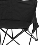 Maxbell Double Camping Chair Camping Folding Chair for Sporting Events Travel Picnic Black