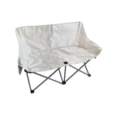 Maxbell Double Camping Chair Camping Folding Chair for Sporting Events Travel Picnic White