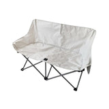 Maxbell Double Camping Chair Camping Folding Chair for Sporting Events Travel Picnic White