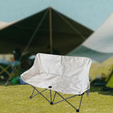 Maxbell Double Camping Chair Camping Folding Chair for Sporting Events Travel Picnic White