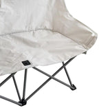 Maxbell Double Camping Chair Camping Folding Chair for Sporting Events Travel Picnic White