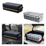 Maxbell Trunk Organizer Luggage Oxford Cloth Cargo Organizer for All Vehicle Car SUV Black