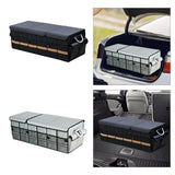 Maxbell Trunk Organizer Luggage Oxford Cloth Cargo Organizer for All Vehicle Car SUV Black