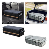 Maxbell Trunk Organizer Luggage Oxford Cloth Cargo Organizer for All Vehicle Car SUV Black