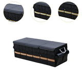 Maxbell Trunk Organizer Luggage Oxford Cloth Cargo Organizer for All Vehicle Car SUV Black