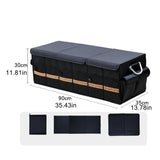 Maxbell Trunk Organizer Luggage Oxford Cloth Cargo Organizer for All Vehicle Car SUV Black
