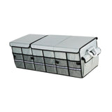Maxbell Trunk Organizer Luggage Oxford Cloth Cargo Organizer for All Vehicle Car SUV Gray