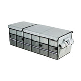 Maxbell Trunk Organizer Luggage Oxford Cloth Cargo Organizer for All Vehicle Car SUV Gray