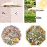 Maxbell Oil Paper Umbrella Strong Compact Folding Umbrella for Anniversaries Walking Pink